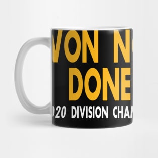 Won Not Done 2020 AFC North Divisional Champions - Pittsburgh Steelers Mug